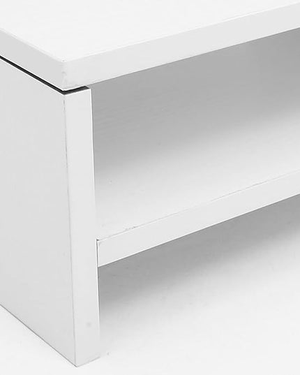 Desktop Monitor Riser Stand with Elevated Storage Shelf Ergonomic Heightening Rack for Desk Laptop and Office Supplies Organization