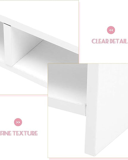 Desktop Monitor Riser Stand with Elevated Storage Shelf Ergonomic Heightening Rack for Desk Laptop and Office Supplies Organization