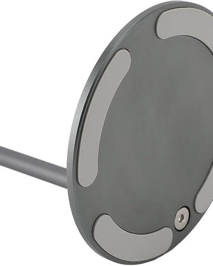 Jectse Headphone Stand, Aluminum Alloy Headset Holder with Soft Top and 10cm Solid Base, for Home Studio Desktop Organization (Gray)