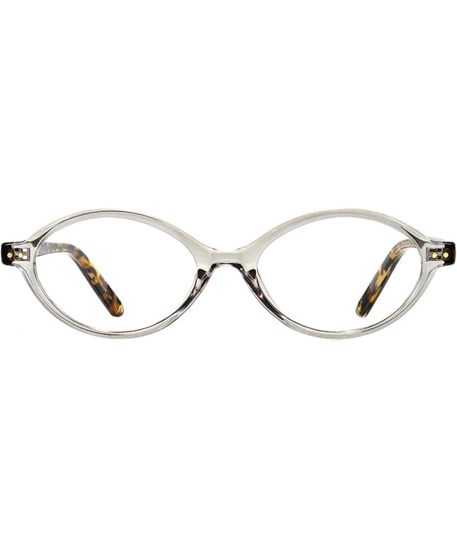 TIJN Olisa Blue Light Blocking Glasses for Women Men,Oval Glasses Frame Bluelight Glasses for Gaming/Computer/Screen