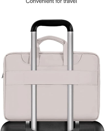 MOSISO 360 Protective Laptop Shoulder Bag Compatible with MacBook Air/Pro, 13-13.3 inch Notebook, Compatible with MacBook Pro 14 inch M5 M4 M3 M2 M1,Matching Color Sleeve with Belt, Stone Gray