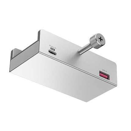 10Gbps USB Dock with Fastener USB C Adapter 4 Port Aluminum Housing USB 3.1 Docking Station for Desk