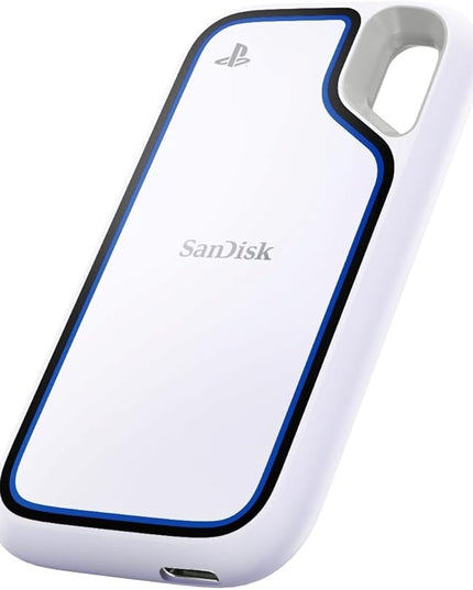 SanDisk 1TB Extreme Portable SSD, Officially Licensed for PlayStation 5 Console and PC - up to 1000MB/s, USB-C, USB 3.2 Gen 2, Drop Protection - External Solid State Drive - SDSSDE62P-1T00-G25