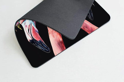 Square Mouse Pad Flamingo-3,Gaming Mouse Pads for Desk,Soft Computer Waterproof Non-Slip Mouse Mat