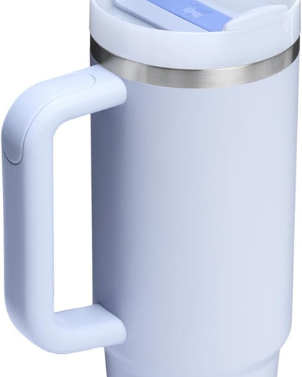 STANLEY Quencher H2.0 Tumbler with Handle and Straw 30 oz | Flowstate 3-Position Lid | Cup Holder Compatible for Travel | Insulated Stainless Steel Cup | BPA-Free | Dew Drop