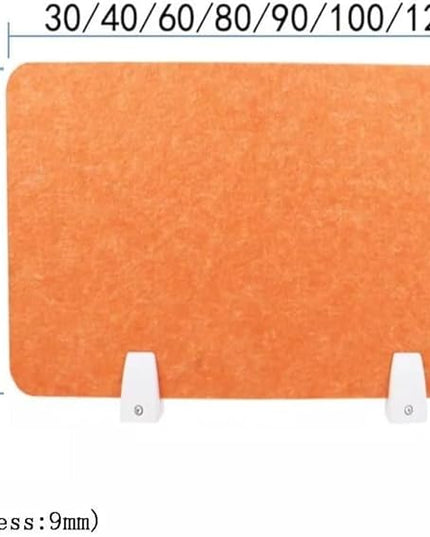 Desk Privacy Screen Soundproof Divider Clip – Vertical Partition for Classroom Library Office Décor (40x30cm) Enhance Focus & Productivity