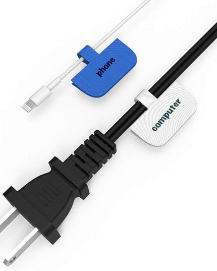 Cable Labels Large Size, XIAOXI Write On Cord Label, Wire Labels, Cable Tags and Wire Tags for Cable Management and Identification - 20 Pcs (Multi-Color)