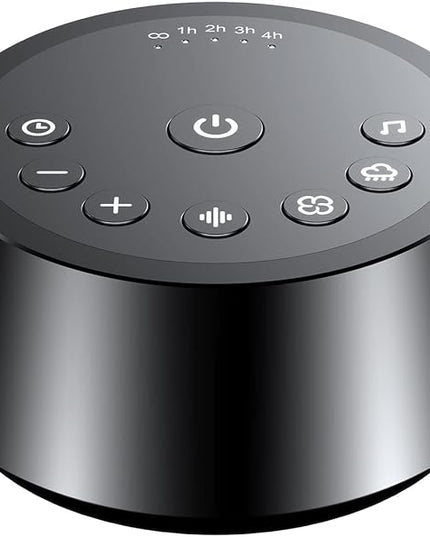 Color Noise Sound Machines with 25 Soothing Sounds Sleep White Noise Machine 32 Volume Levels 5 Timers and 4 Sound Categories and Memory Function for Home Office and Travel