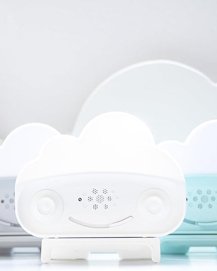 Happiest Baby SNOObie Smart White Noise Machine - Portable Baby Sound Machine with Night Light - 12 Soothing Sounds for Sleep Training, White