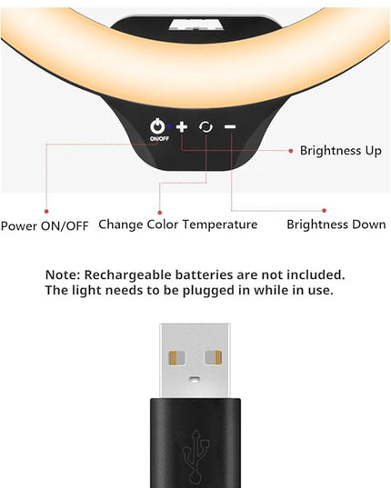 Sensyne 10'' Ring Light with 50'' Extendable Tripod Stand, LED Circle Lights with Phone Holder for Live Stream/Makeup/YouTube Video/TikTok, Compatible with All Phones