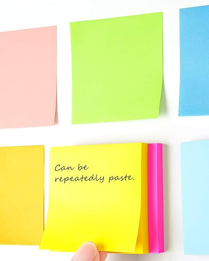 16 Pads Pop Up Sticky Notes 3x3 Refills Bright Colors Self-Stick Notes Pads Super Adhesive Sticky Notes Great Value Pack