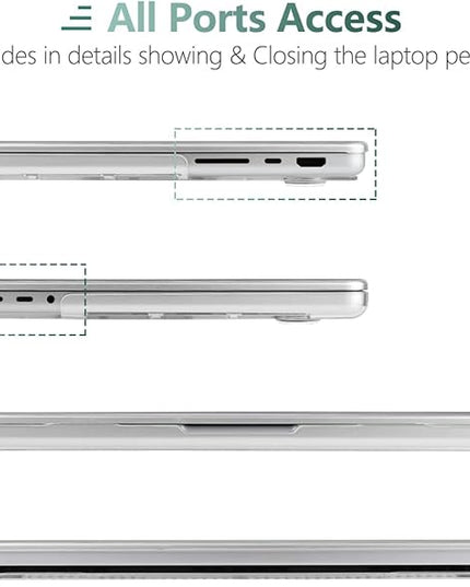 DONGKE Case for M5 MacBook Pro 14 inch 2025 2024-2021 M4 M3 M2 M1, Plastic Hard Shell Cover Compatible with A3434 A3112 A3401 A3185 A2992 A2779 A2442 Retina XDR Display & Touch ID, Floral Illustration
