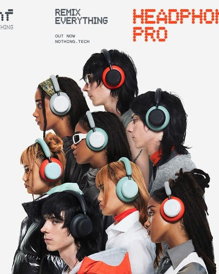 CMF by Nothing Headphone Pro Active Noise Canceling Wireless Headphones Bluetooth 5.4 Over The Ear Headset, 50H ANC Playtime, Bass&Treble Slider, Custom EQ&Spatial Audio, Hi-Res LDAC, Light Green