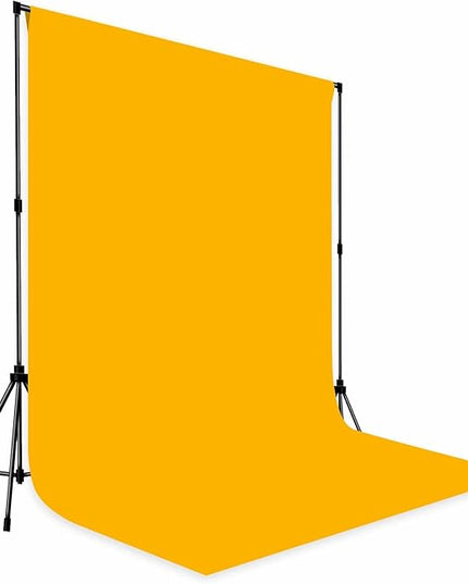 Photo Backdrop Yellow Background Fabric Professional Photography Solution 6x9ft Seamless Design Eliminate Wrinkles Short Video Food Photography Summer Theme Event