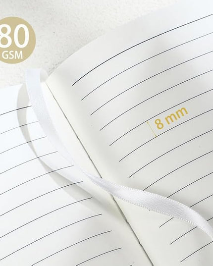 ipoul Floral Notebook, Journal for women, A5, Hardcover, 6x8, Ruled Pages, Lay Flat, Pretty, Daisy Notebook, Yellow, Reading Journal, Writing Notebook, Personal Journal