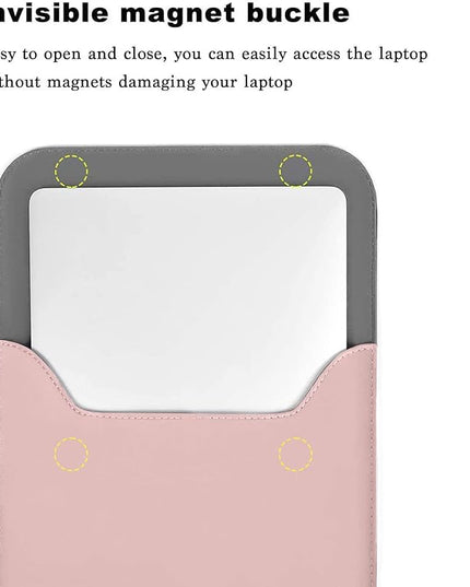 MOSISO Laptop Case 13 inch, 13 inch Laptop Sleeve Compatible with MacBook Air M4 M3 M2 M1 2025-2018 / Pro M2 M1 2025-2016, Faux Suede Leather Case with Small Bag, Pink
