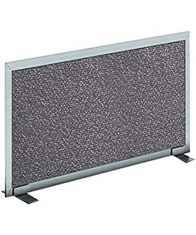 OBEX Acoustical Free Standing Privacy Screen, Cubicle Accessories Desk Privacy Panel, Desk Dividers for Office, Office Furniture Partitions Portable Sound Proof Dividers, 18" x 72", Graphite