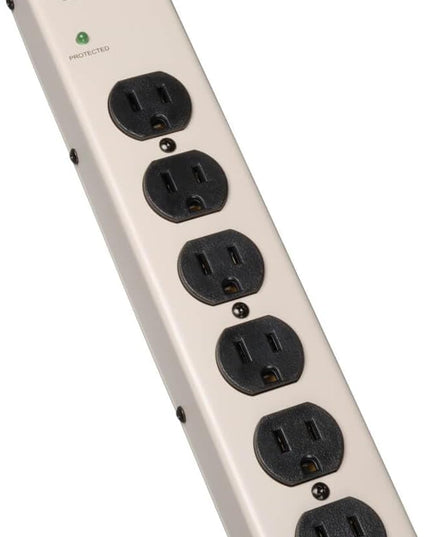 Tripp Lite 6 Outlet Surge Protector Power Strip, 6ft Cord, Commercial-Grade, Metal, (PM6SN1)