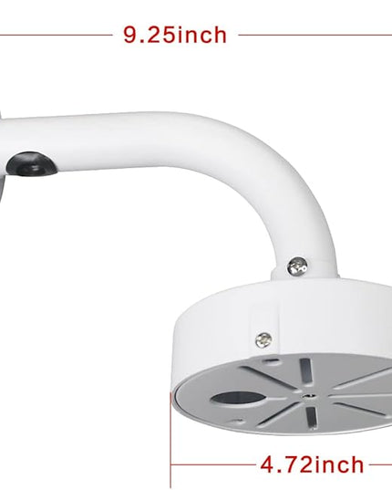 Security Camera Mount Bracket, Dome Camera Mount Universal Camera Wall Mounting Bracket/IP Camera for CCTV Security Camera, L Type