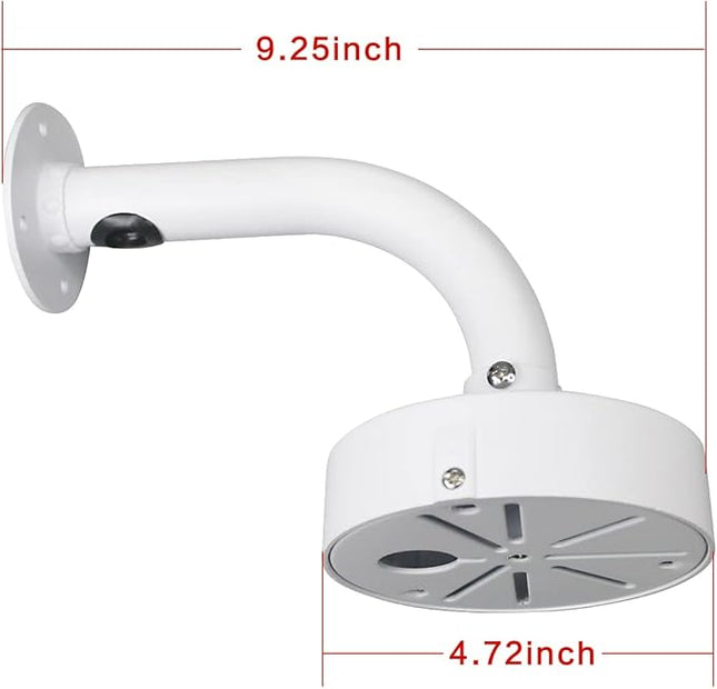 Security Camera Mount Bracket, Dome Camera Mount Universal Camera Wall Mounting Bracket/IP Camera for CCTV Security Camera, L Type