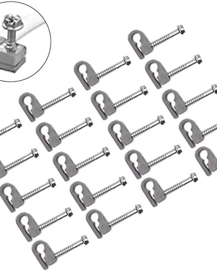 20 Piece Cable Organizing Clips with Screws for Starlink Installation and Management