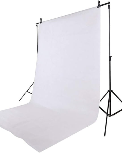 Solid Photography Backdrop Background Chromakey Muslin Portrait Background Screen for Photo Video Studio… (White, 10x20ft)