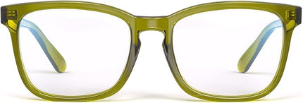 VISOONE Blue Light Blocking Glasses Square with Anti Computer Glare for Gaming Women and Men MONTANA