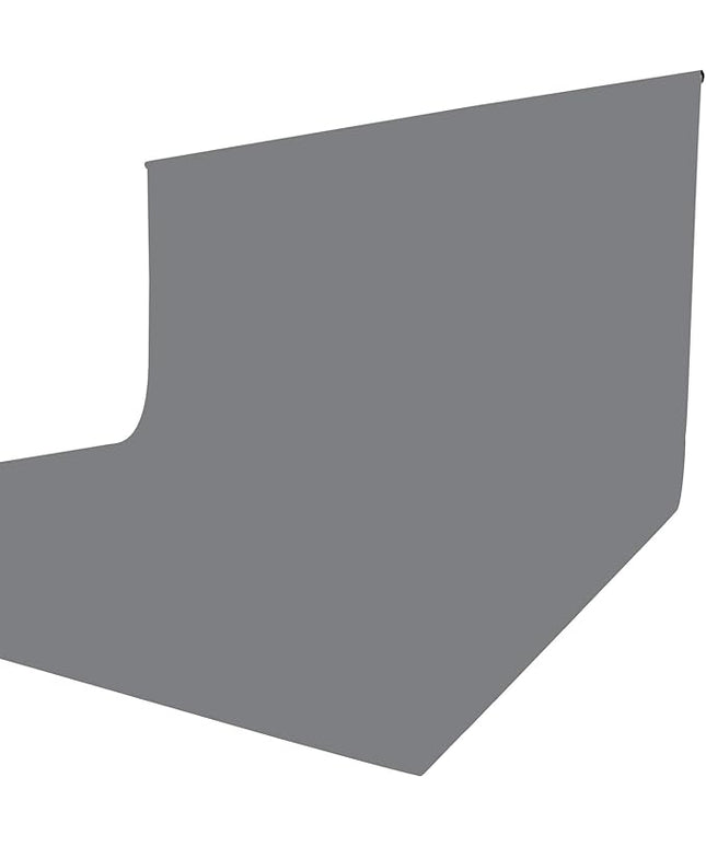 ISSUNTEX 10X24 ft Background Muslin Backdrop, Photo Studio, Collapsible High Density Screen for Video Photography and Television-Gray