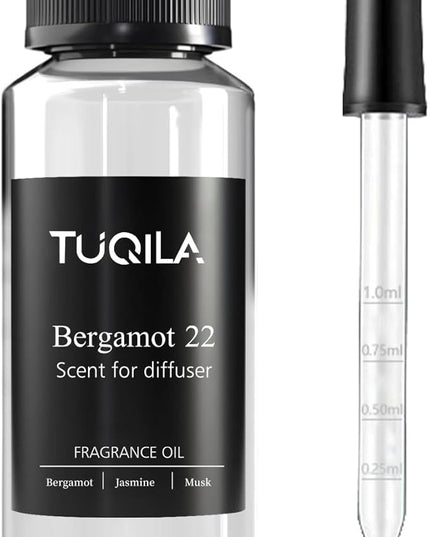 Hotel Bergamot Essential Oil - 120ML Waterless Scent Oil for Cold Air Diffusers, Luxury Aroma Fragrance Oils for Home, Spa & Office-Long Lasting Aromatic Oil for Waterless Diffusers