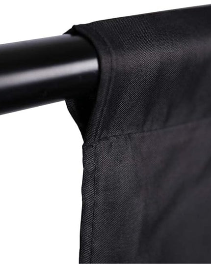 GFCC 6FTX9FT Black Backdrop Background - for Photography Photo Booth Backdrop for Photoshoot Background Screen Video Recording Parties Curtain
