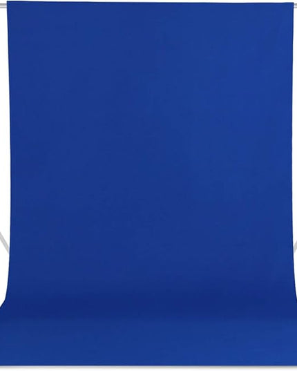 GFCC 6FT x 10FT Royal Blue Backdrop Background Blue Photo Background Photography Backdrop for Photoshoot Screen for Video Recording Picture