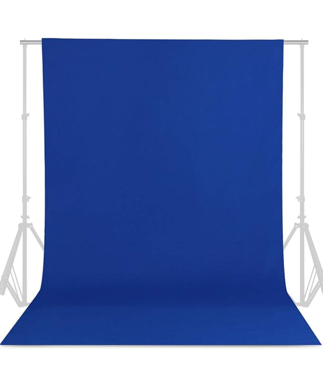 GFCC 6FT x 10FT Royal Blue Backdrop Background Blue Photo Background Photography Backdrop for Photoshoot Screen for Video Recording Picture