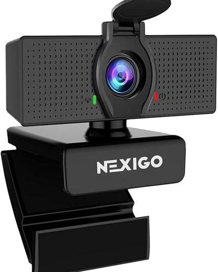 NexiGo N60 1080P Webcam with Microphone, Software Control & Privacy Cover, USB HD Computer Web Camera, Plug and Play, for Zoom/Skype/Teams, Conferencing and Video Calling