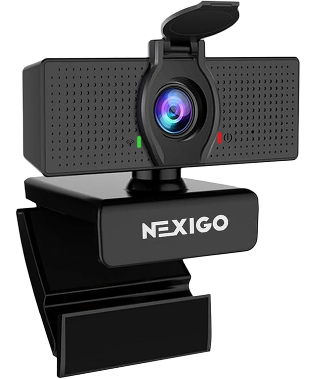 NexiGo N60 1080P Webcam with Microphone, Software Control & Privacy Cover, USB HD Computer Web Camera, Plug and Play, for Zoom/Skype/Teams, Conferencing and Video Calling