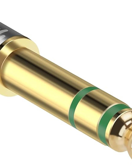 GEEKRIA 6.35mm (1/4'') Stereo Male to 2.5mm Balanced Female Headphones Adapter for 2.5mm Balanced Cable, Gold Plated Aluminum Alloy Conversion Audio Plug