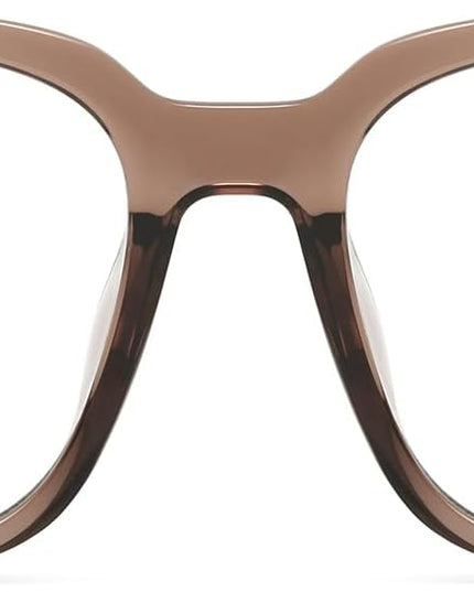 PANNER Oversized Square Blue Light Blocking Glasses for Women Men Anti Glare Reduce Eyestrain Computer Glasses