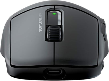 Turtle Beach Burst II Air Wireless Gaming Mouse - 47g Ultra Lightweight, Optical Switches, 26000 DPI Optical Sensor, 120-hour Rechargeable Battery, Symmetrical Design, Bluetooth, USB-C Cable – Black