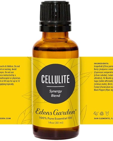 Edens Garden Cellulite Essential Oil Blend- 100% Pure Premium Grade, Undiluted, Natural, Therapeutic, Aromatherapy, The Best for Skin, Face, Humidifiers 118 ml (4 fl oz)