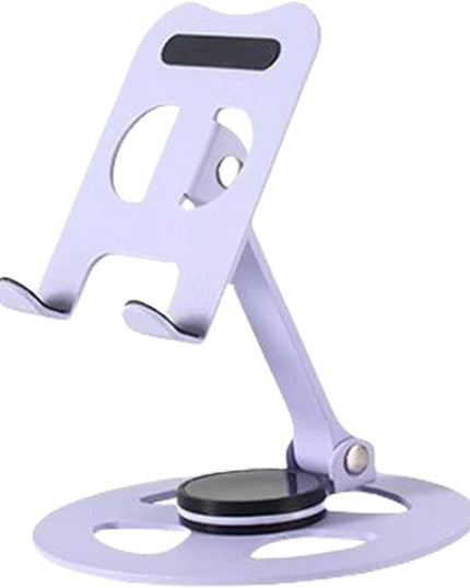 Portable Aluminum Tablet Stand 360°Adjustable Nonslip Holder for Most Phones Tablets & Laptops Ergonomic Rotating Tablets Stand