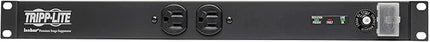Tripp Lite 12-Outlet Rackmount PDU Isobar Surge Protector Power Strip, 20A, 3840 Joules, 15ft Cord with 5-20P Plug, 1U Rack-Mount, Lifetime Manufacturer's Warranty & $25,000 Insurance (IBAR12-20ULTRA)