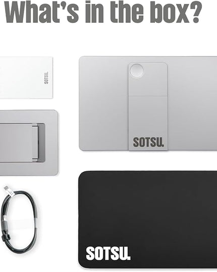 SOTSU FlipAction Touch 14" Premium Portable Monitor SFA14TCMG | FHD IPS Pivoting Dual Laptop Screen | Touchscreen for Cellphone, Gaming, and Travel | PC, Chrome, Android, DeX Compatible