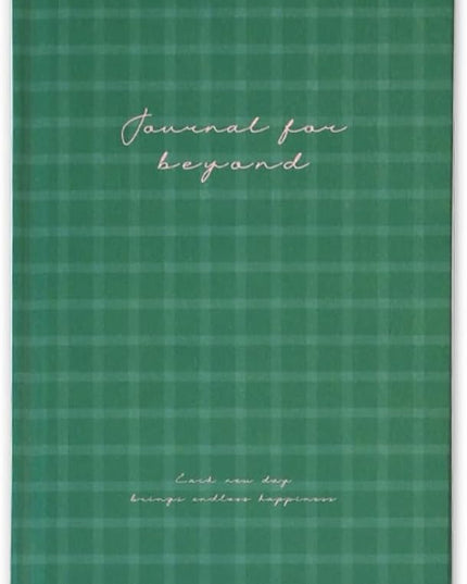 Monolike Journal For Beyond Hardcover Lined Notebook, Green - Hardcover, Academic, Journal, Diary, 112pages