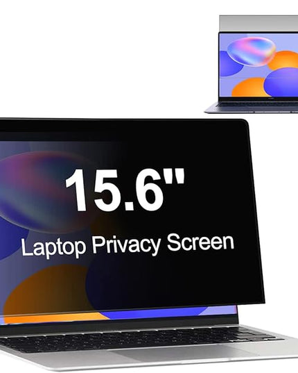 JEAPKA Laptop Privacy Screen Filters 15.6 Inch 16:9 Aspect Privacy Filter for 15.6 Inch Widescreen Laptop Anti-Scratch Protector Film for Data Confidentiality Anti-Glare Laptop Screen Protector