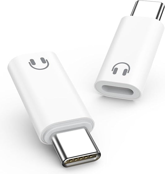 MoKo Lightning to USB C Adapter for Headphones for iPhone Air 17 16 15 Pro Max Plus, Lightning to USB C Adapter Audio for iPad Pro/Air, Not for Charging/Data Transfer/Lavalier Mic/Speakers