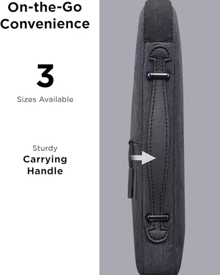 Lenovo Urban Laptop Sleeve 15.6 Inch for Laptop/ Notebook/Tablet Compatible with MacBook Air/Pro Water Resistant - Charcoal Grey