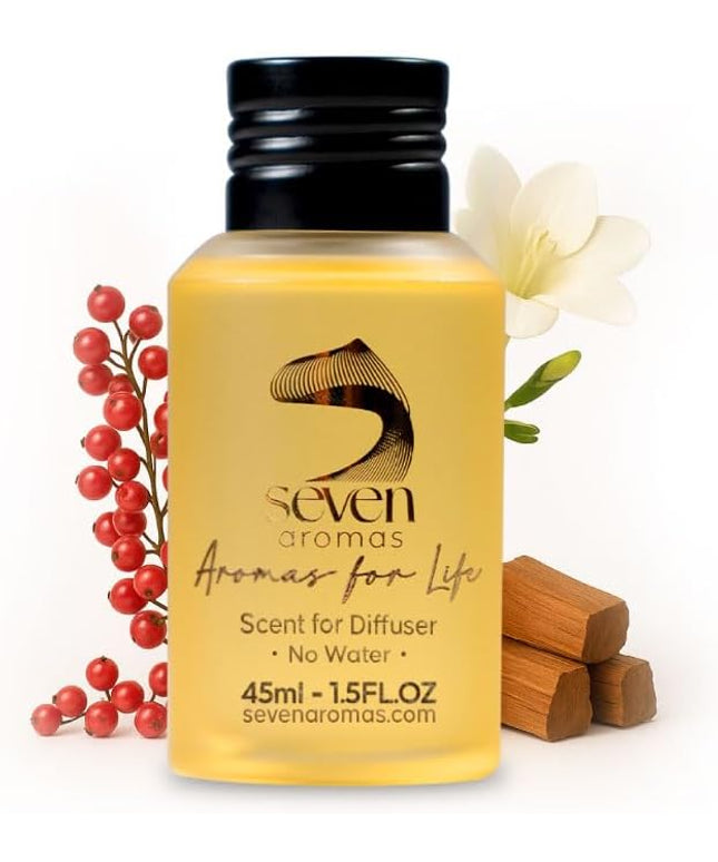 SevenAromas Hotel Scent Diffuser Oil, Luxury Hotel-Inspired Essential Oil for Aromatherapy & HVAC Diffusers – Premium Dropper Bottle - 45 ml 1.52 FL oz (Hotel boss)