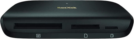 SanDisk ImageMate PRO USB-C Multi-Card Reader/Writer for SDHC, SDXC, MicroSD, CF Cards - UHS-I, UHS-II, 3.0 Compatible (SDDR-A631-GNGNN) Bundle with (1) Everything But Stromboli MicroSD to SD Adapter