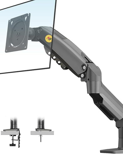 NB North Bayou Monitor Mount,Fits 17-30" or Bigger Computer Monitors(Within 19.8lbs), Adjustable Stand with Tilt Rotation Swivel Function, Desk Mount F80