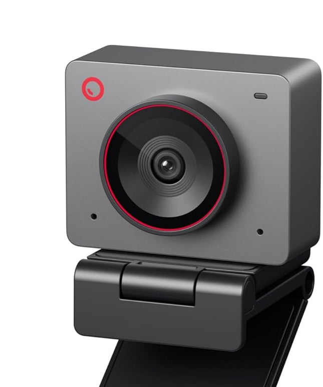 OBSBOT Meet 2-4K Webcam for PC with 1/2" Sensor, AI Framing & Autofocus, Beauty Mode, Lightweight, Gesture Control, HDR, Dual Microphone, 60 FPS, Web Cam for Streaming, Meeting, Gaming. (Space Grey)