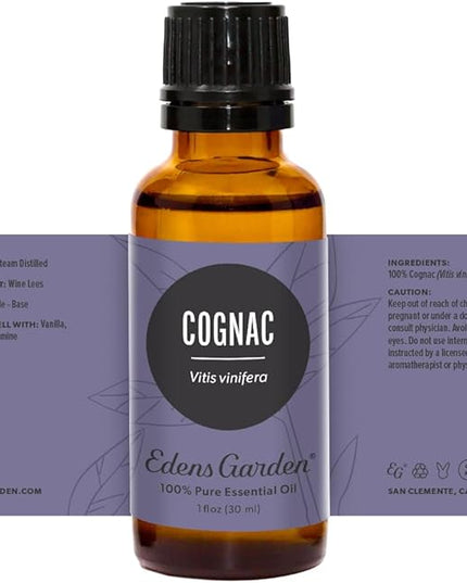 Edens Garden Cognac Essential Oil- 100% Pure Premium Grade, Undiluted, Natural, Therapeutic, Aromatherapy, The Best for Diffuser, Candle, Laundry, Humidifiers 30 ml (1 fl oz)